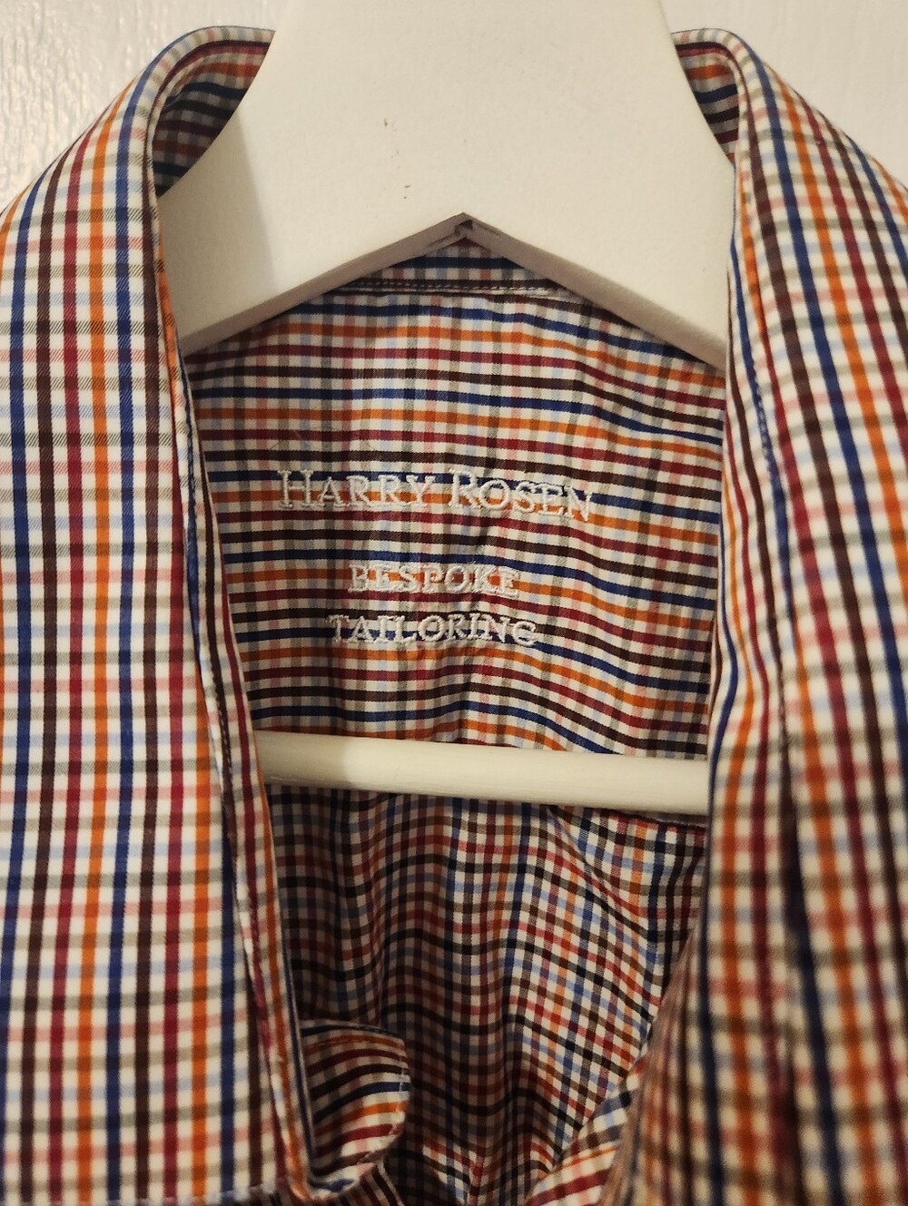 Harry Rosen Bespoke Custom Tailored Men's Button Down Shirt - Picture 2 of 13